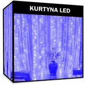 shumee Modra LED zunanja svetilka, IP44, povezljiva, varčna z energijo, 100 lučk