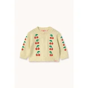 Tinycottons  Otroška bombažna jopica  MINI CHERRIES KNITTED BABY CARDIGAN