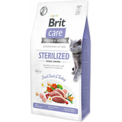 Feed Brit Care Cat Grain-Free Sterilized Weight Control 7 kg