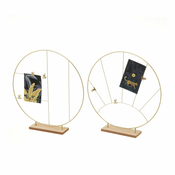 Set od 2 metalna stalka za fotografije u zlatnoj boji Casa Selección