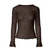 PIECES Bluza PCFLAISE rjava
