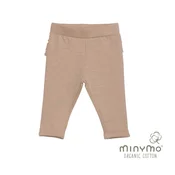 Minymo - Hlače iz organskega bombaža, Mahogany Rose, velikost 56