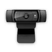 Logitech C920 HD PRO Webcam, 1080p/30fps, Built-in microphone, 78c view, USB
