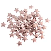 ZVEZDNE perle rožnato zlate barve 1,5 cm 60 kosov.