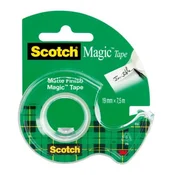 Scotch Magic nevidni pisni lepilni trak 19 mm x 7,5 m z razpršilnikom