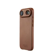 shumee Usnjen ovitek MUJJO za iPhone 17 Air, rjave barve