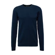 KnowledgeCotton Apparel Pulover Vagn, modra