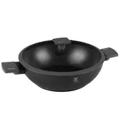 Berlingerhaus WOK ponev s pokrovom s titanovo prevleko BH-8125 30 cm Anthracite Collection