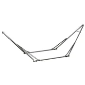 Homestar Stojalo za visečo mrežo 2-v-1 zložljivo 290x92x88 cm črno