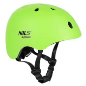 Northix Zelena čelada za drsanje S 52 56 cm lahka