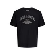 Jack & Jones Junior Majica JJEDENVER temno siva / črna / bela