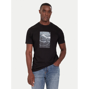 Armani Exchange Majica XM001470 AF10362 UC001 Črna Regular Fit