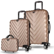 MyValice Set kofera 7477, 3 dela, Zlatne boje