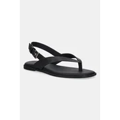 Tommy Hilfiger Sandali Color Block Thong Flat Sandal FW0FW08883 Črna