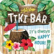 NOSTALGIC ART Metalni podmetac Tiki Bar