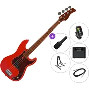 Sire Marcus Miller P5 Alder-4 SET 2 Dakota Red Električna bas kitara