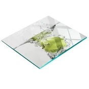shumee Steklena dekorativna servirna deska za prigrizke Apple Underwater 60x52 cm