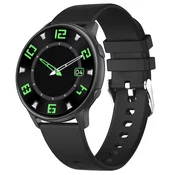 INF Elegantna pametna ura MX1: Bluetooth klici in sledenje telesni pripravljenosti Black, (22148870)
