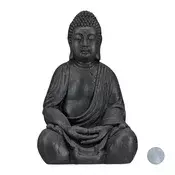 Northix Figura Buda, 50 cm, poliresin, odporna na dež in mraz