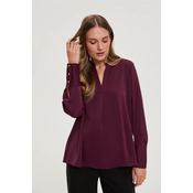 Marisse WOMENS SHIRT Z-KO-4819 BURGUNDY
