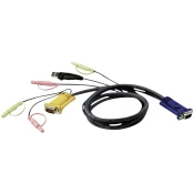 KVM Sw. Aten kabel (PC) 1.8m USB Avdio
