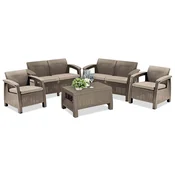 Set vrtnega pohištva Corfu Big v barvi cappuccino
