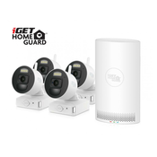 iGET HOMEGUARD HGDVK83304 - Sistem kamer CCTV 3K DVR 8CH + 4x kamera z LED in zvokom