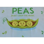 Kuhinjska krpa print Peas 45x70 3440