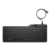 HP Tastatura 405, Žicana, Pozadinsko osvetljenje, Crna
