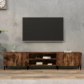 TV ormaric boja dimljenog hrasta 180x31,5x40 konstruirano drvo