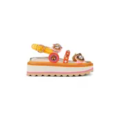 Kurt Geiger London sandali s platformo ženski usnjeni Octavia Sling Flatform