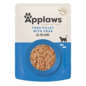 Applaws Vrecica za macke s tunom i rakovima u juhi 70 g