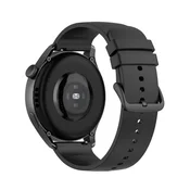 Infostyle Silikonski pašček Keweni 22 mm za pametne ure – črna, univerzalen (Amazfit GTR, Stratos in drugi)