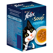 Felix Soup izbor rib s trsko, iverko, tuno 6x48 g