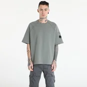 Majice C.P. Company Light Fleece Short Sleeve Sweatshirt Gunmetal Grey S
