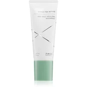 AMOS Green Tea Active Sea Salt Scaling Shampoo šampon protiv opadanja kose s morskom soli 150 ml