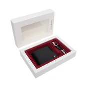 Set denarnica in obesek za ključe Tommy Hilfiger Mini Cc Wallet & Key Fob AM0AM14805 Črna
