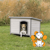Trixie Classic Dog Kennel Drvena Kucica Za Pse Izradena Od Borovine, 104x72x68cm
