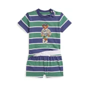 Polo Ralph Lauren Komplet temno modra/žad/bela
