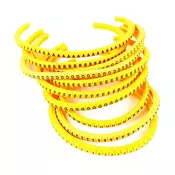 Obeleživaci kablova žuti A-J, 1.5mm, set 500/1