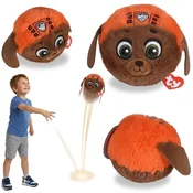 Paw Patrol TY Tačke na patrulji ZUMA Plišasta žogica, poskakujoča maskota, BEANIE BOUNCERS, igračka za spretnost za otroke 10 cm