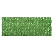 VIDAXL balkonsko platno z zelenim listjem (400x150cm)