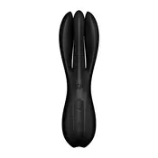 SATISFYER Stimulator klitorisa Satisfyer Threesome 2, črn