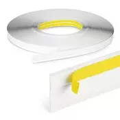 shumee DQ-PP FENSTERLEISTE MIT LIPPE - 15m Länge - 60mm Breite - 1.5mm Stärke - Weiss - Fensterleisten Flachleisten Kunststoffleisten Profileleisten Abschlussleisten