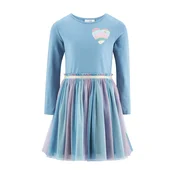 happy girls Obleka moder denim/lila