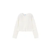 Mayoral Pletena jopica 3383 Écru Regular Fit