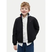 Tommy Hilfiger Prehodna jakna Essential KB0KB10451 Črna Regular Fit