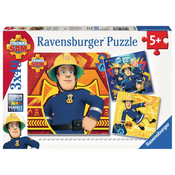Ravensburger - Puzzle 3x49 Fireman Sam - 40 - 80 kosov