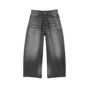 WEEKDAY Kavbojke Void črn denim