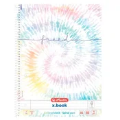 Herlitz zvezek A4, 80 listov, črtan, New Batik Freedom